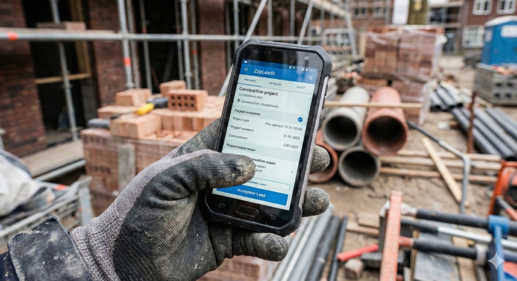 Lead management op de bouwplaats